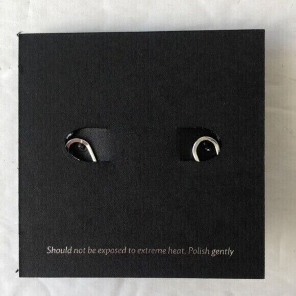 E&L Sterling Silver Bubble Round Popcorn Earrings Electroform Israel NEW - Picture 3 of 9